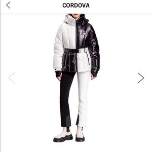 NWT Cordova Ski The Monterosa Colorblocked Down Jacket